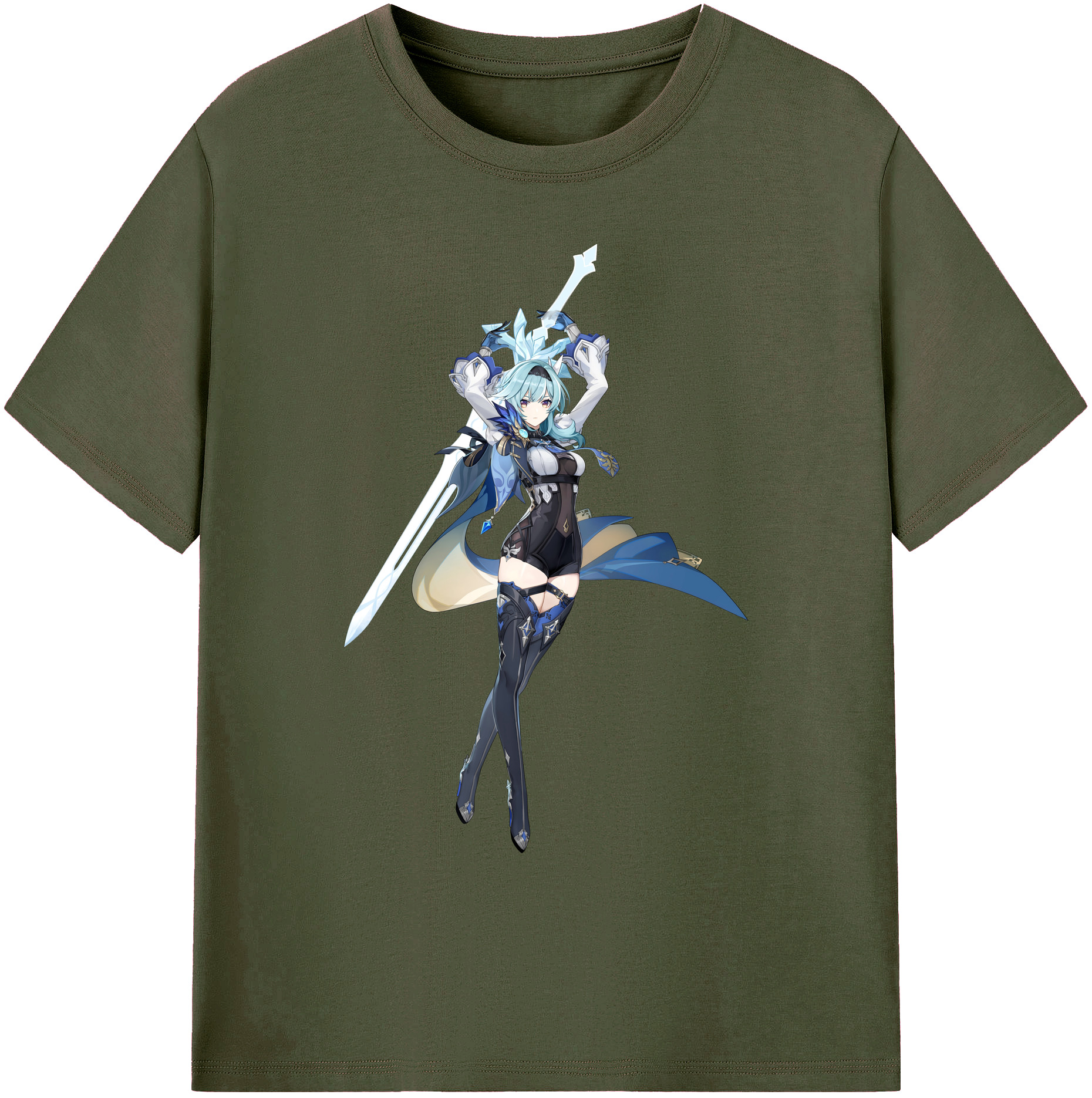 げんし神 优菈 ゆうら genshin Yūra 綿100％ メンズ半袖Tシャツ｜肌触りやわらか＆通気性